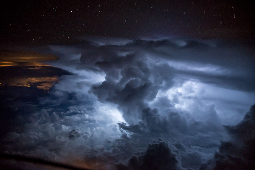 Astonishing Storm Photographs Taken From Cockpits By Pilot Santiago Borja 14