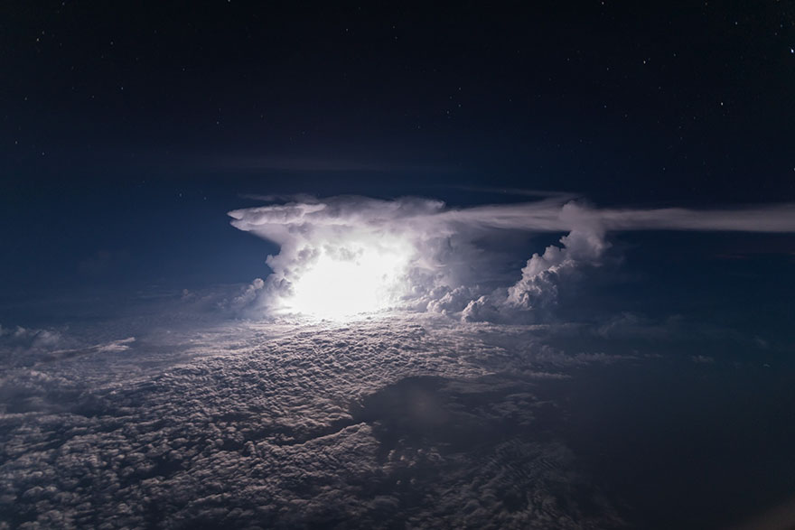Astonishing Storm Photographs Taken From Cockpits By Pilot Santiago Borja 15