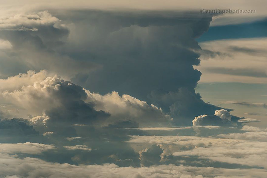 Astonishing Storm Photographs Taken From Cockpits By Pilot Santiago Borja 18