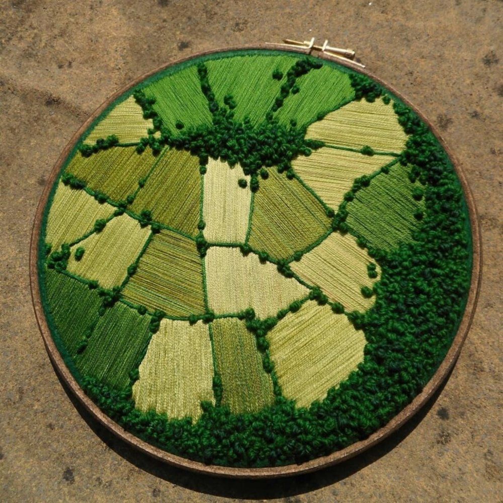 Awesome Scenarios Of Farmlands And Forests In The Textured Embroideries Of Victoria Rose Richards 12