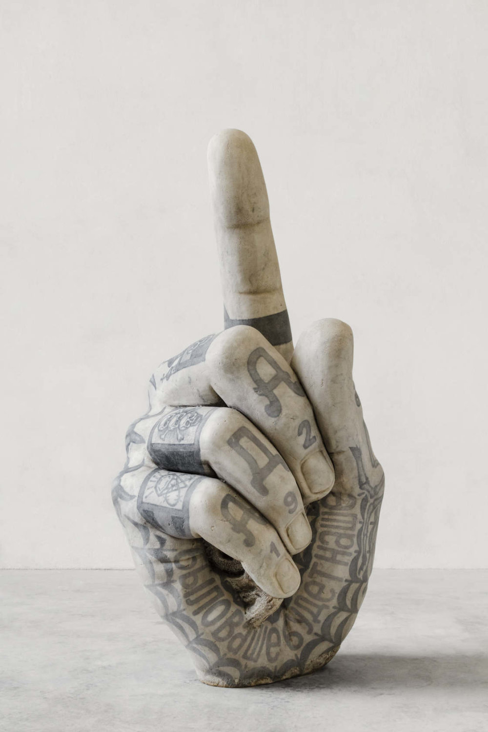 Classical Marble Sculptures Covered With Traditional Far Eastern Tattoos By Fabio Viale 6