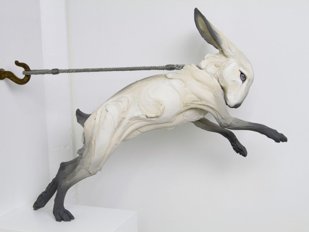 Fascinating Human Emotions Themed Animal Sculptures By Beth Cavener 3