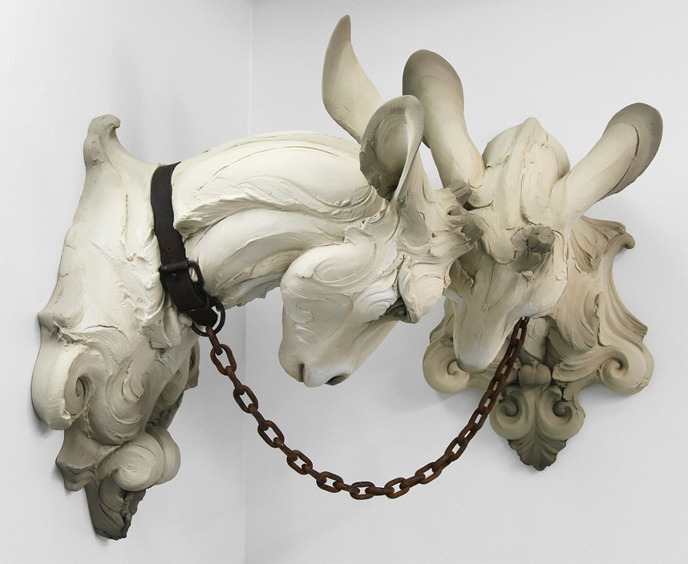 Fascinating Human Emotions Themed Animal Sculptures By Beth Cavener 8