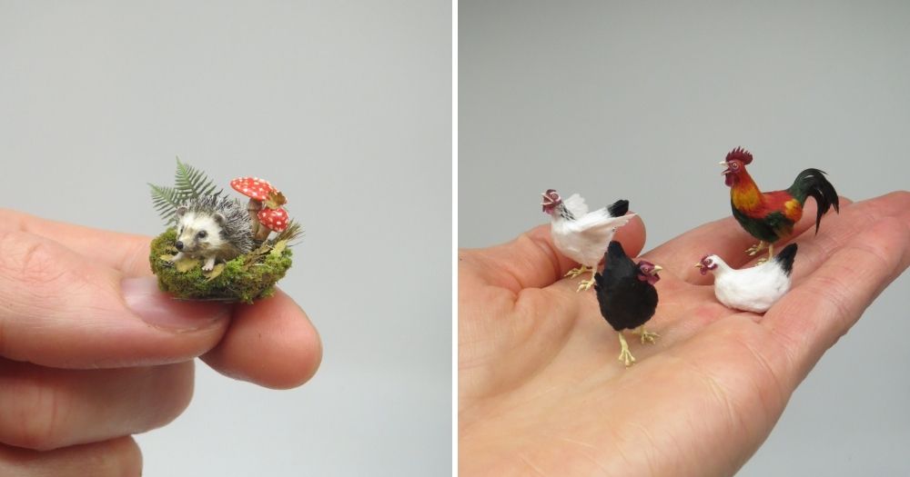Hyper-accurate miniature animal sculptures by Fanni Sandor — Visualflood Magazine