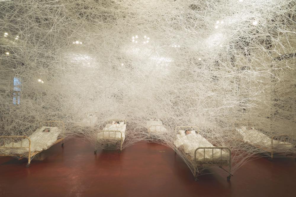 Intriguing Yarn Installations By Chiharu Shiota 15