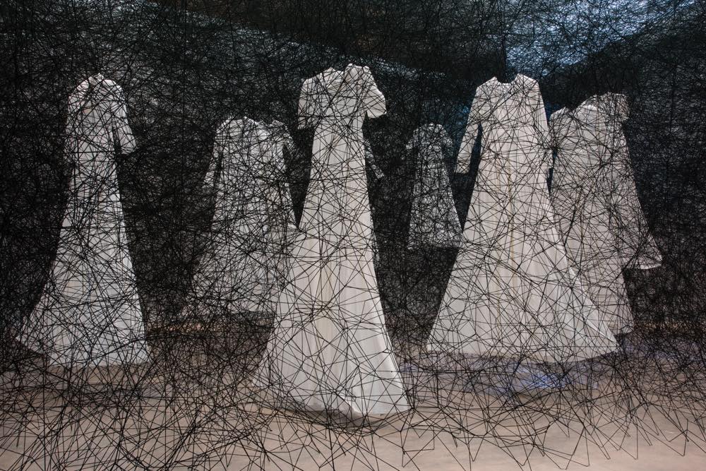 Intriguing Yarn Installations By Chiharu Shiota 19