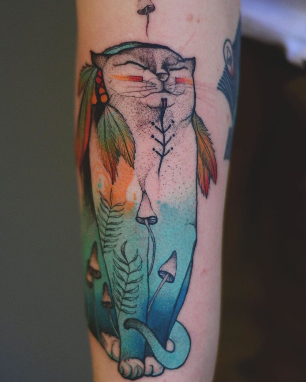 Marvelous Neon Color Tattoos By Polish Artist Joanna Swirska 15