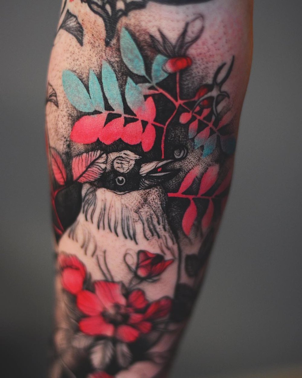 Marvelous Neon Color Tattoos By Polish Artist Joanna Swirska 17