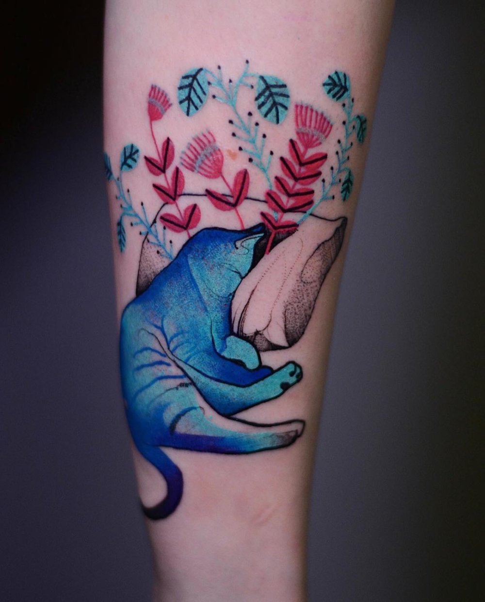 Marvelous Neon Color Tattoos By Polish Artist Joanna Swirska 20