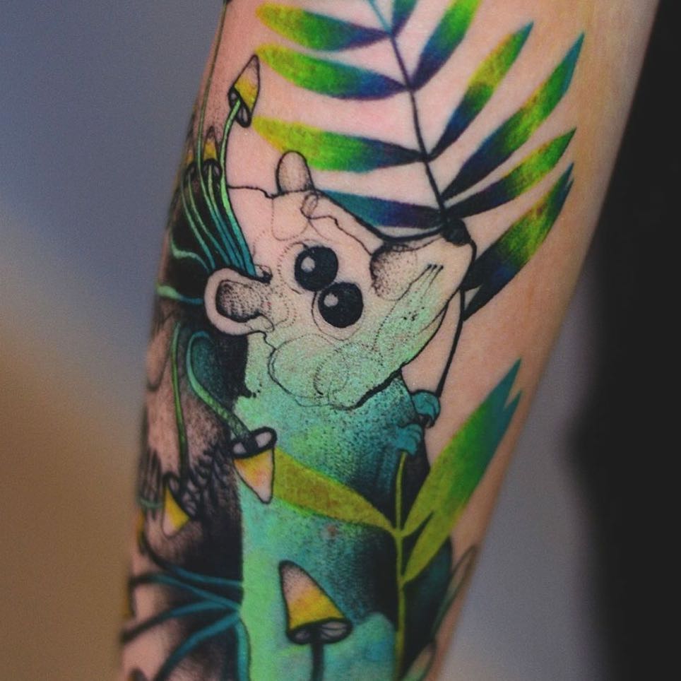 Marvelous Neon Color Tattoos By Polish Artist Joanna Swirska 24