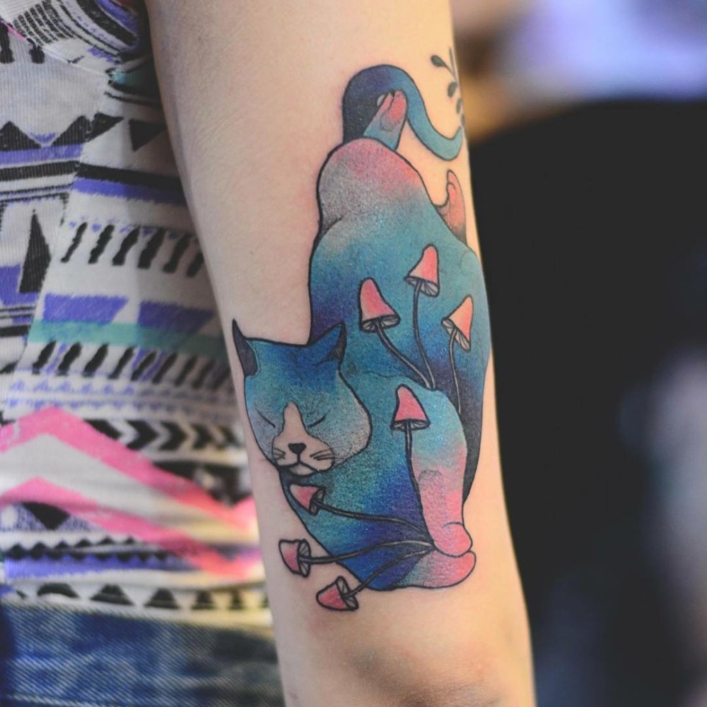 Marvelous Neon Color Tattoos By Polish Artist Joanna Swirska 30