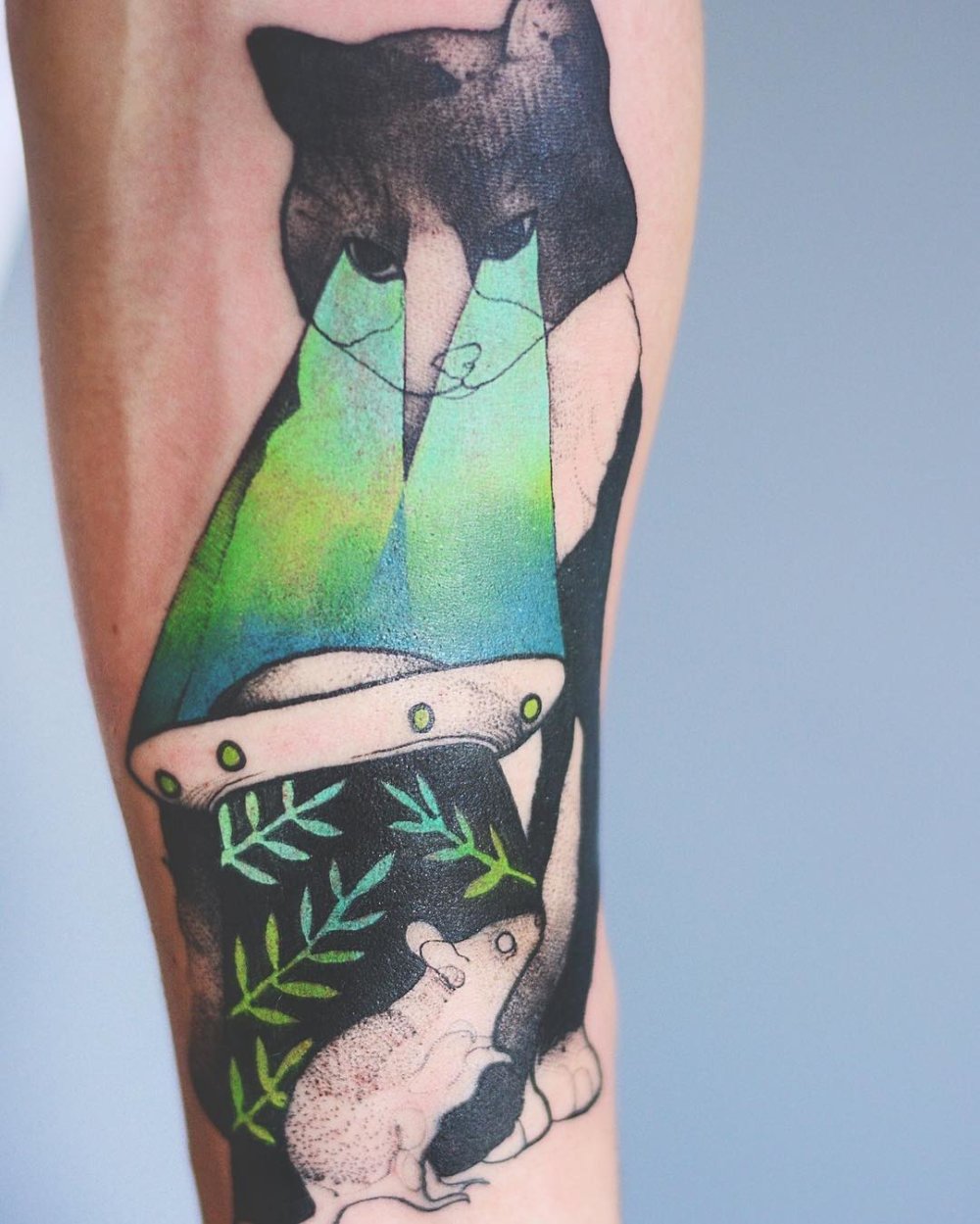Marvelous Neon Color Tattoos By Polish Artist Joanna Swirska 34