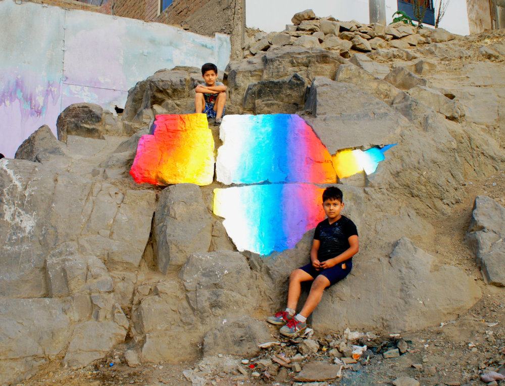 Mesmerizing Rainbow Themed Murals By Xomatok 12