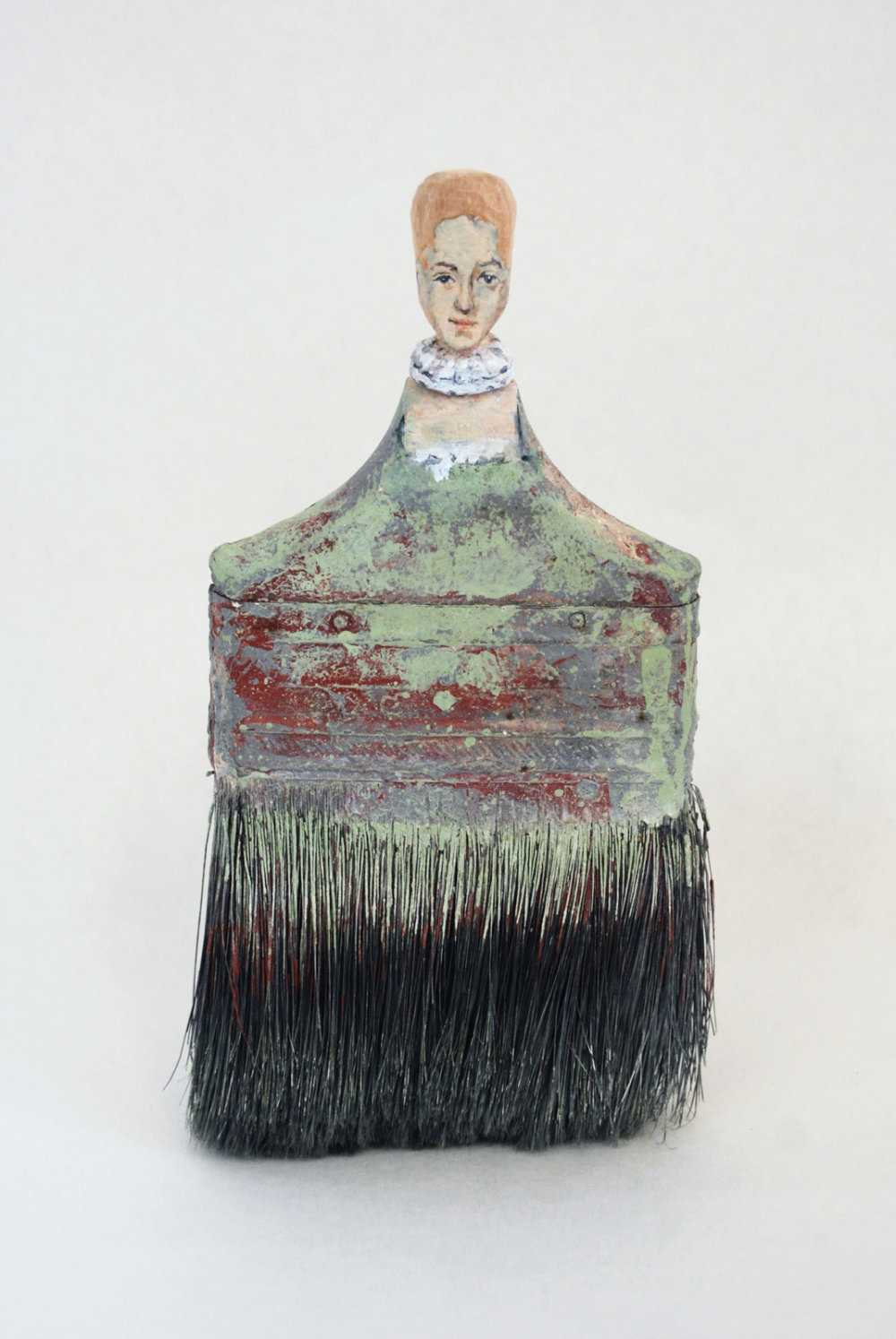 Paintbrush Portraits Old Paintbrushes Turned Into Beautiful Artworks By Rebecca Szeto 12