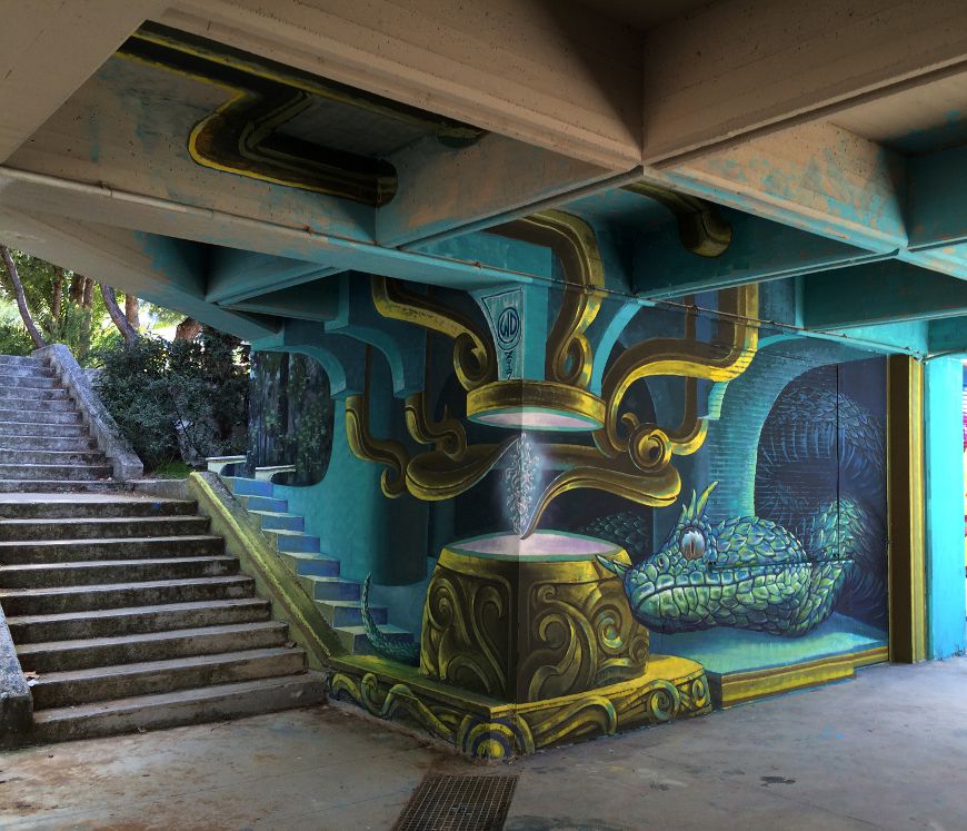 Spectacular Surrealistic And Photo Realistic Murals With 3d Effects By Wd 11