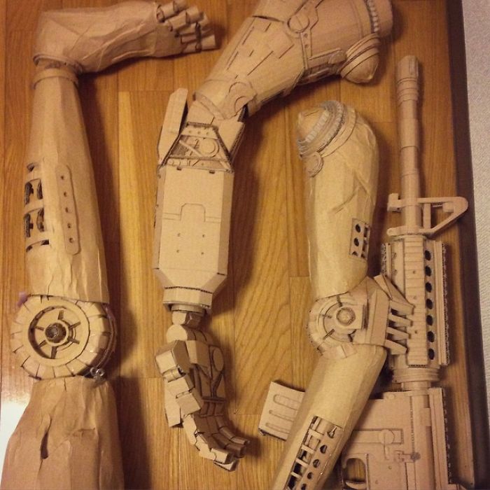 Stunning Cardboard Sculptures By Monomi Ohno 15