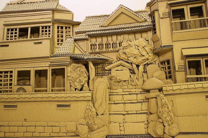 Stunning Cardboard Sculptures By Monomi Ohno 47