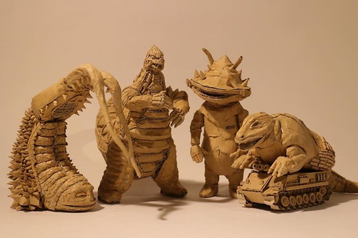 Stunning Cardboard Sculptures By Monomi Ohno 50