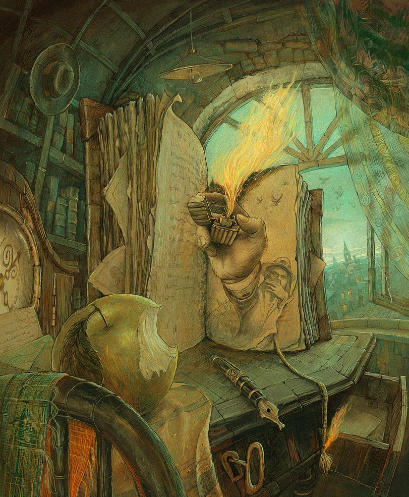 Surreal And Imaginative Book Illustrations By Andrew Ferez 15