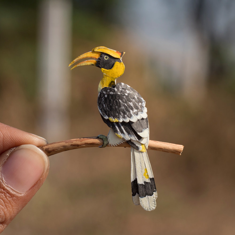 Awesome Bird Paper Cut Sculptures In Miniature By Vaishali Chudasama 3