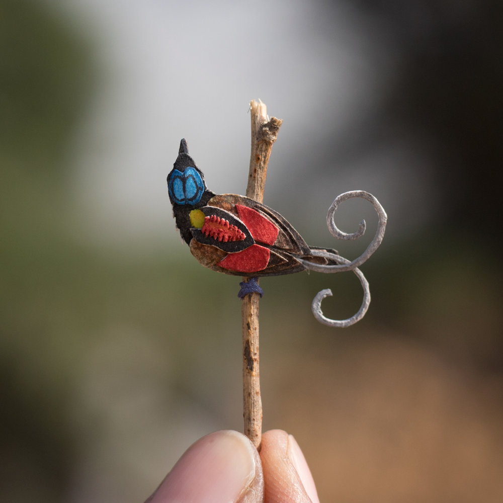Awesome Bird Paper Cut Sculptures In Miniature By Vaishali Chudasama 7