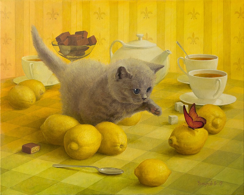 Citrus World The Surreal Lemon Themed Paintings Of Vitaliy Urzhumov 11