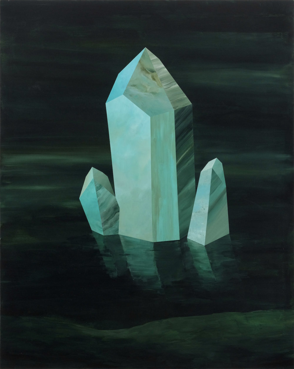 Incandescence Surrealistic Floating Crystal Paintings By Rebecca Chaperon 2