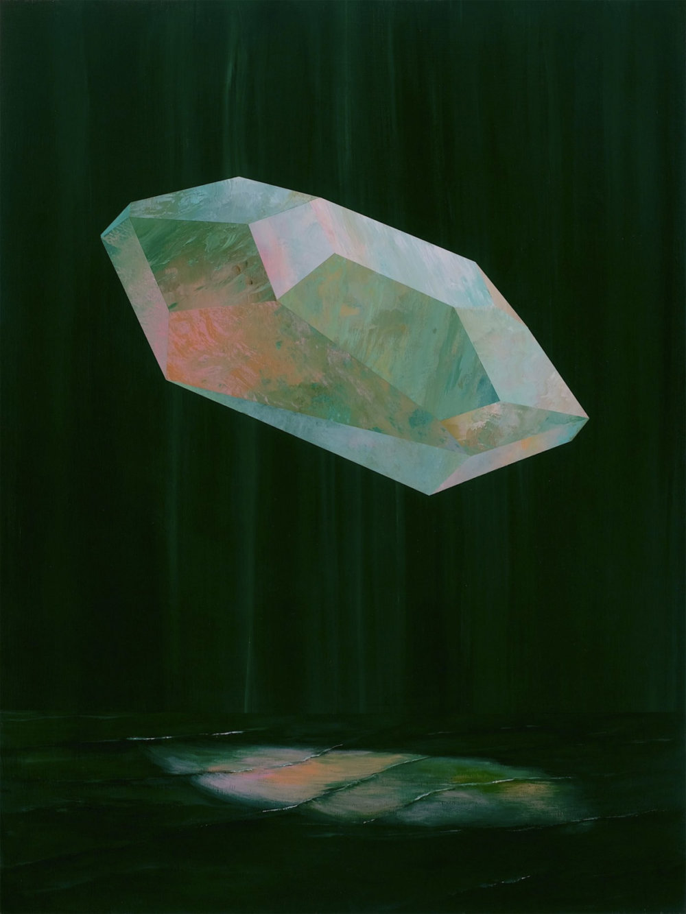 Incandescence Surrealistic Floating Crystal Paintings By Rebecca Chaperon 7