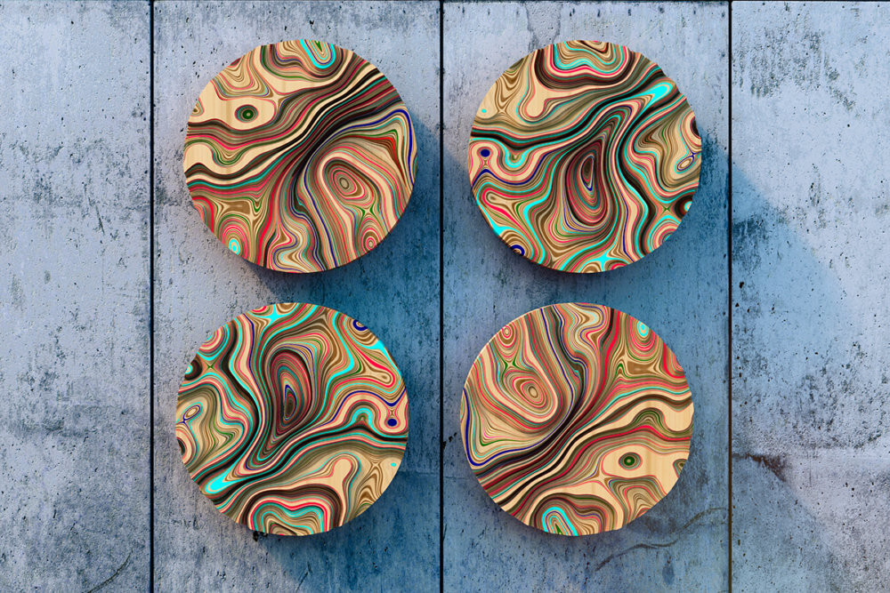 Jupiter Panels The Colorful 3d Wall Panels Inspired By The Gas Giants Clouds Of Oleg Soroko 2