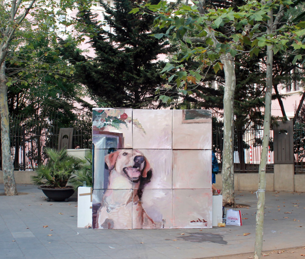 Large Scale Murals Of Family Photographs By Mohamed Lghacham 16