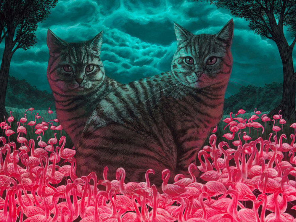 Latent Content Pop Surrealist Painting Series By Casey Weldon 4