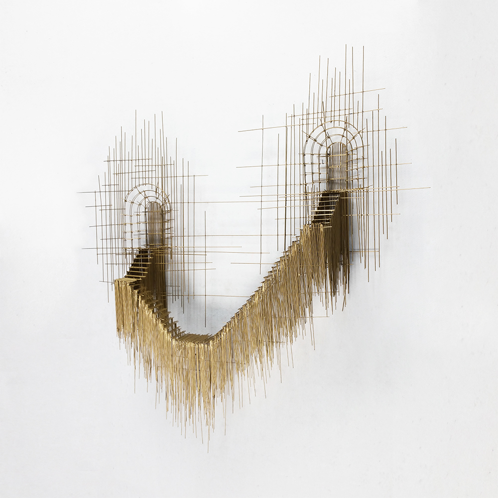 Metal Sketches Architectural Steel Wire Sculptures By David Moreno 14