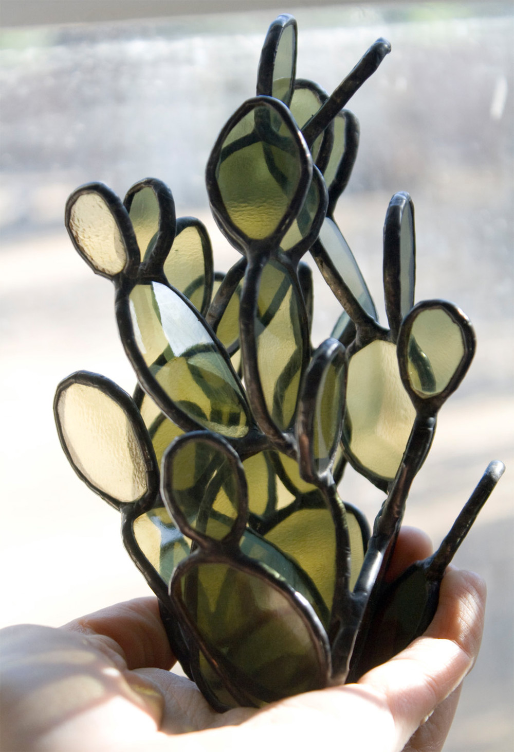 Succulent Based Glass Sculptures By Lesley Green 1
