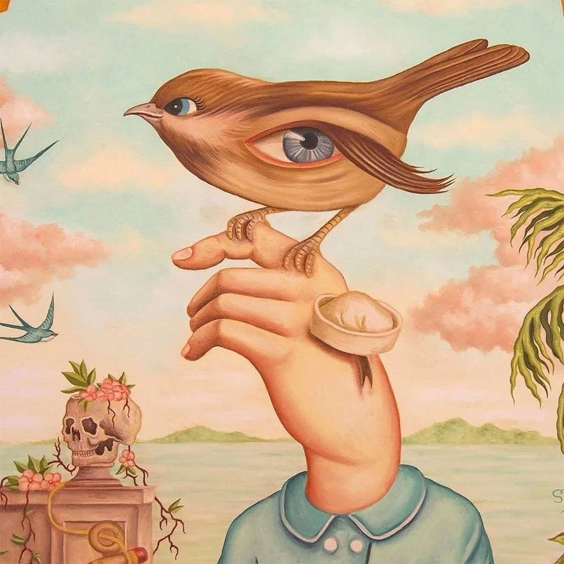 Surrealist Portrait Paintings Blending Human Heads With Nature Elements By Rafael Silveira 15
