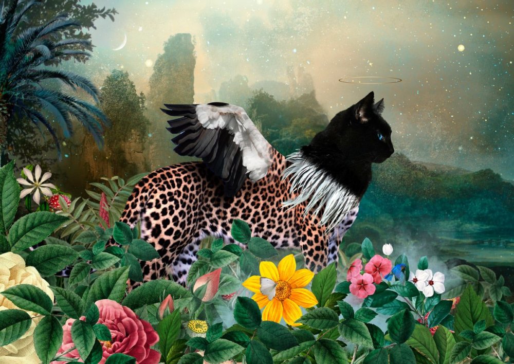 The Day I Visited Eden Gorgeous Collages Of Cross Breed Creatures By Andre Sanchez 1