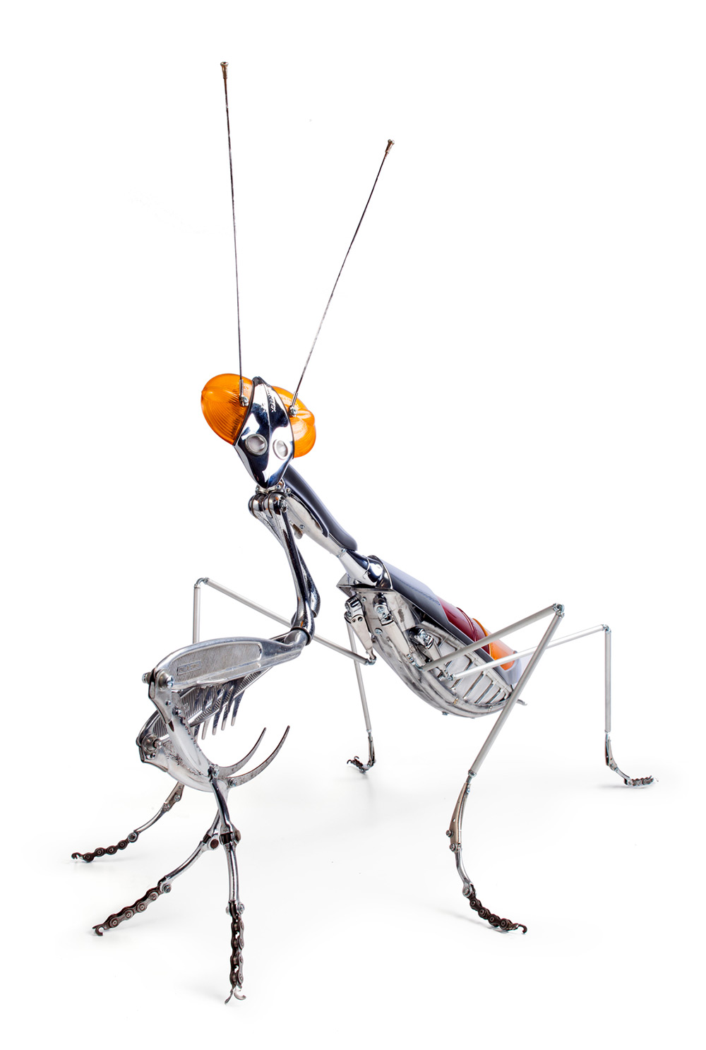 Animal Sculptures Made From Discarded Objects And Vehicle Pieces By Edouard Martinet 15