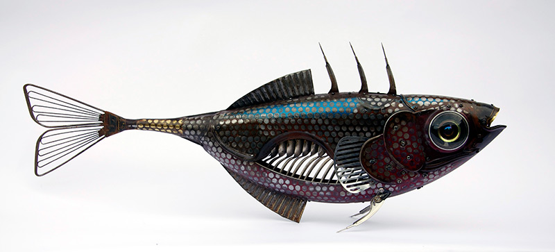 Animal Sculptures Made From Discarded Objects And Vehicle Pieces By Edouard Martinet 4