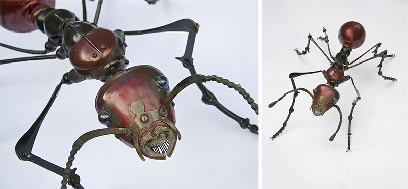 Animal Sculptures Made From Discarded Objects And Vehicle Pieces By Edouard Martinet 7