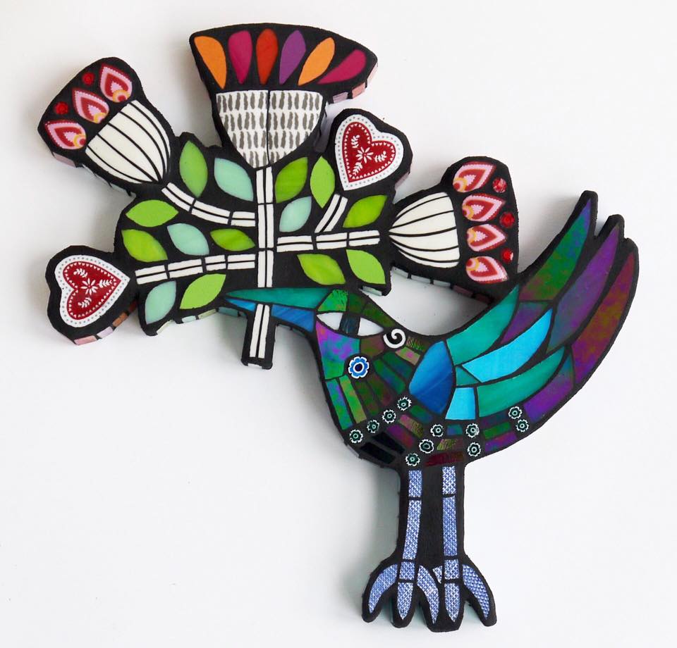 Fascinating Mosaic Sculptures Of Birds And Other Creatures By Amanda Anderson 11