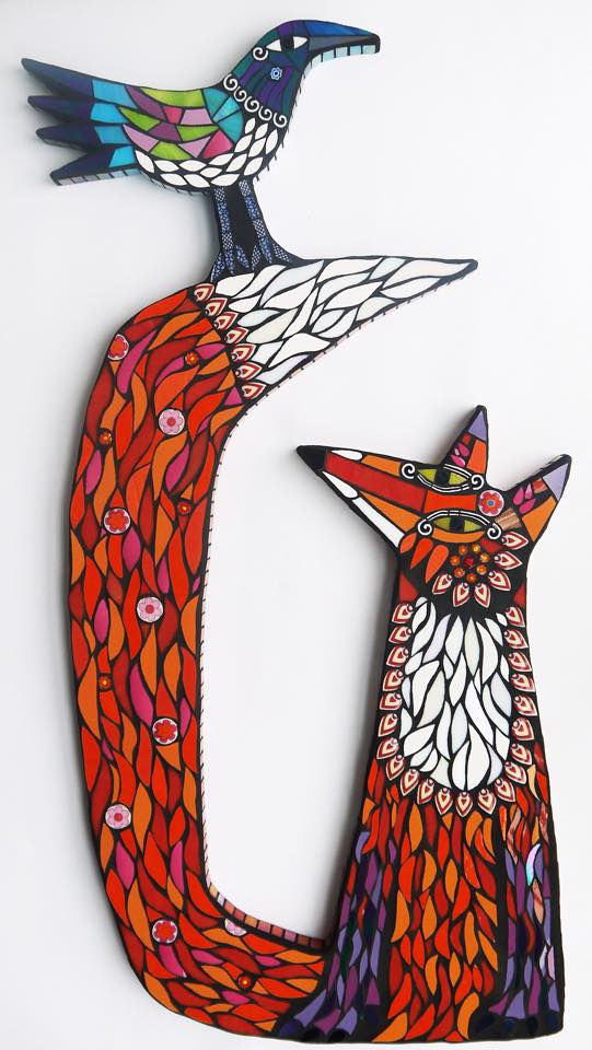 Fascinating Mosaic Sculptures Of Birds And Other Creatures By Amanda Anderson 12