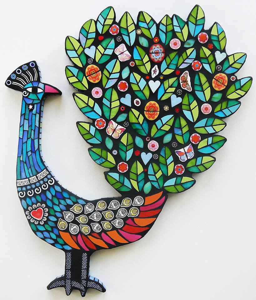 Fascinating Mosaic Sculptures Of Birds And Other Creatures By Amanda Anderson 14
