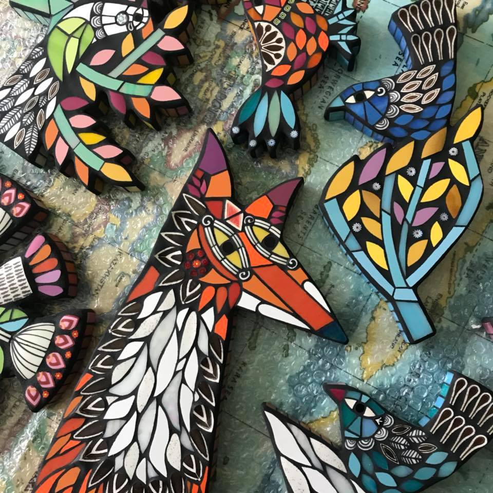 Fascinating Mosaic Sculptures Of Birds And Other Creatures By Amanda Anderson 20