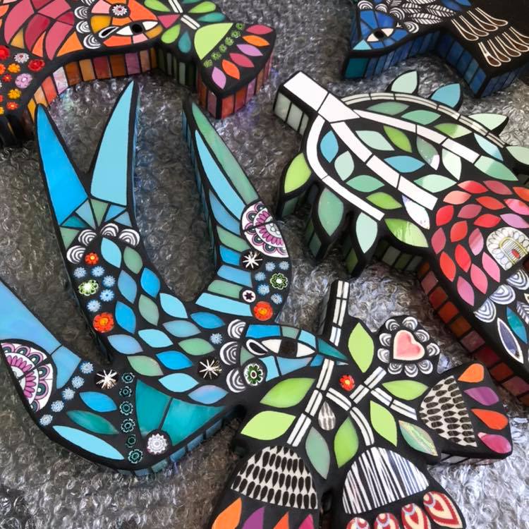 Fascinating Mosaic Sculptures Of Birds And Other Creatures By Amanda Anderson 3