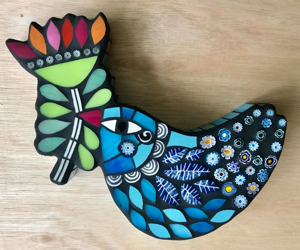 Fascinating Mosaic Sculptures Of Birds And Other Creatures By Amanda Anderson 6