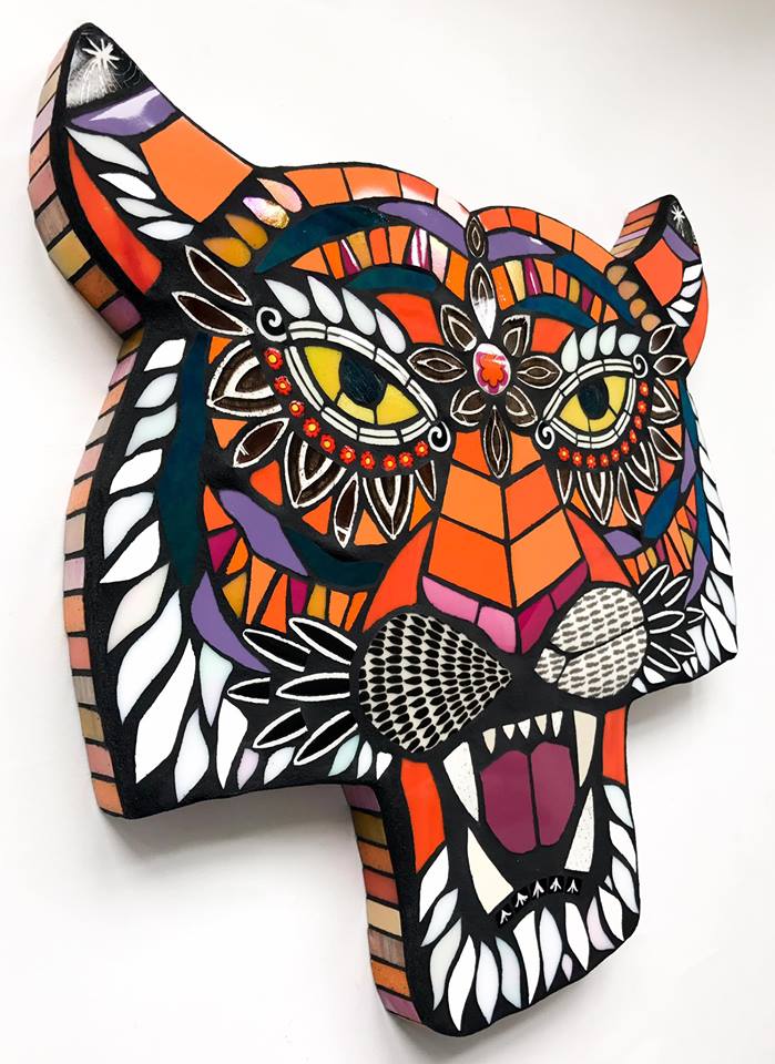 Fascinating Mosaic Sculptures Of Birds And Other Creatures By Amanda Anderson 7