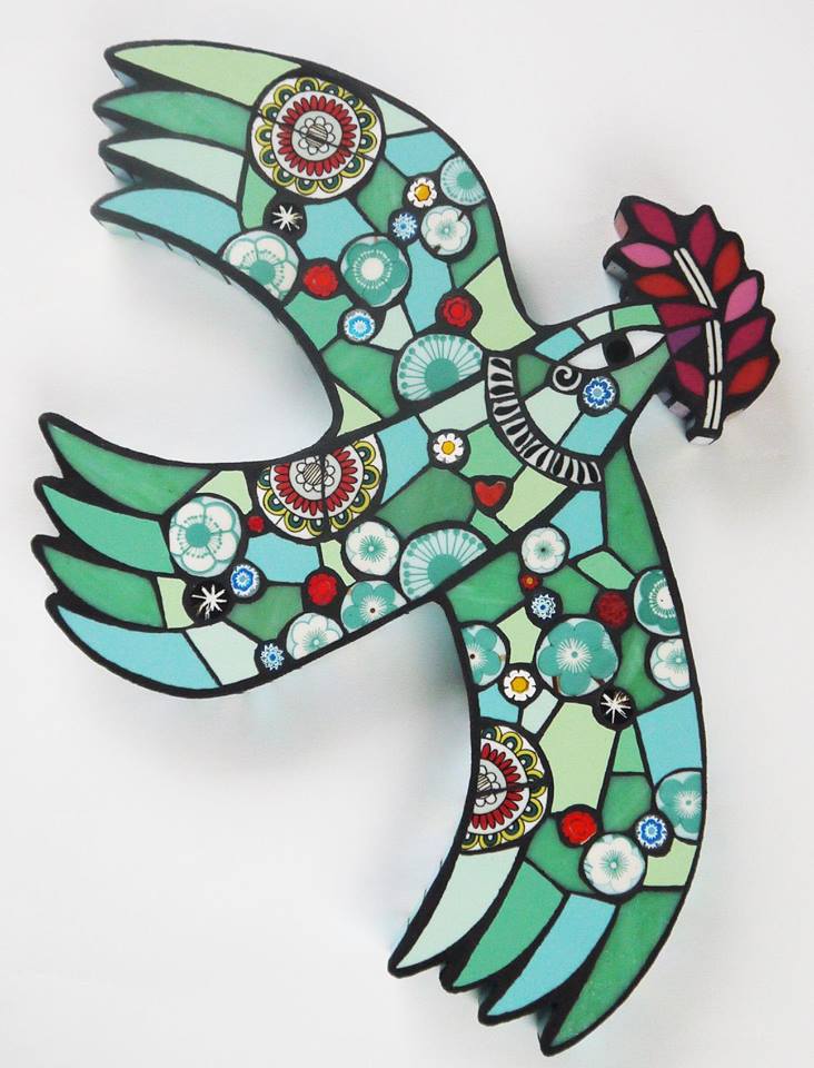 Fascinating Mosaic Sculptures Of Birds And Other Creatures By Amanda Anderson 8