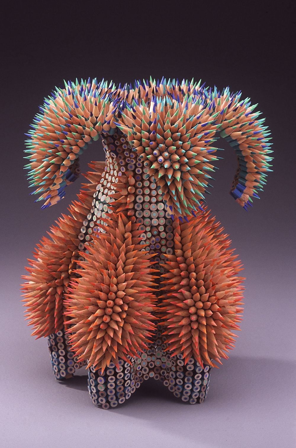 Kinesthetic Sculptures Made Out Of Colored Pencils By Jennifer Maestre 13