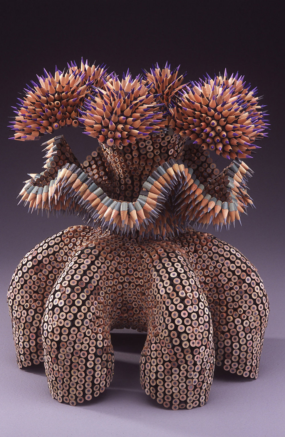 Kinesthetic Sculptures Made Out Of Colored Pencils By Jennifer Maestre 16