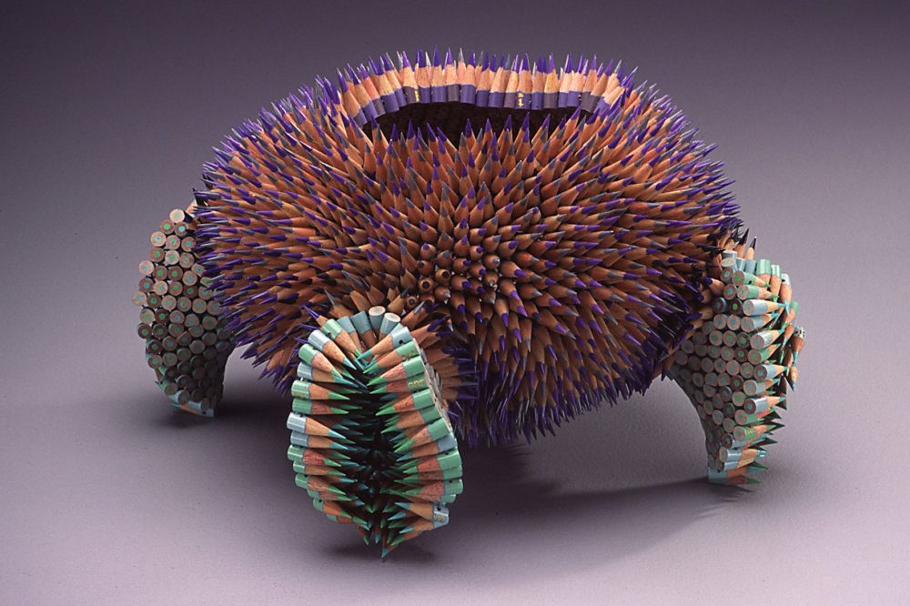 Kinesthetic Sculptures Made Out Of Colored Pencils By Jennifer Maestre 17
