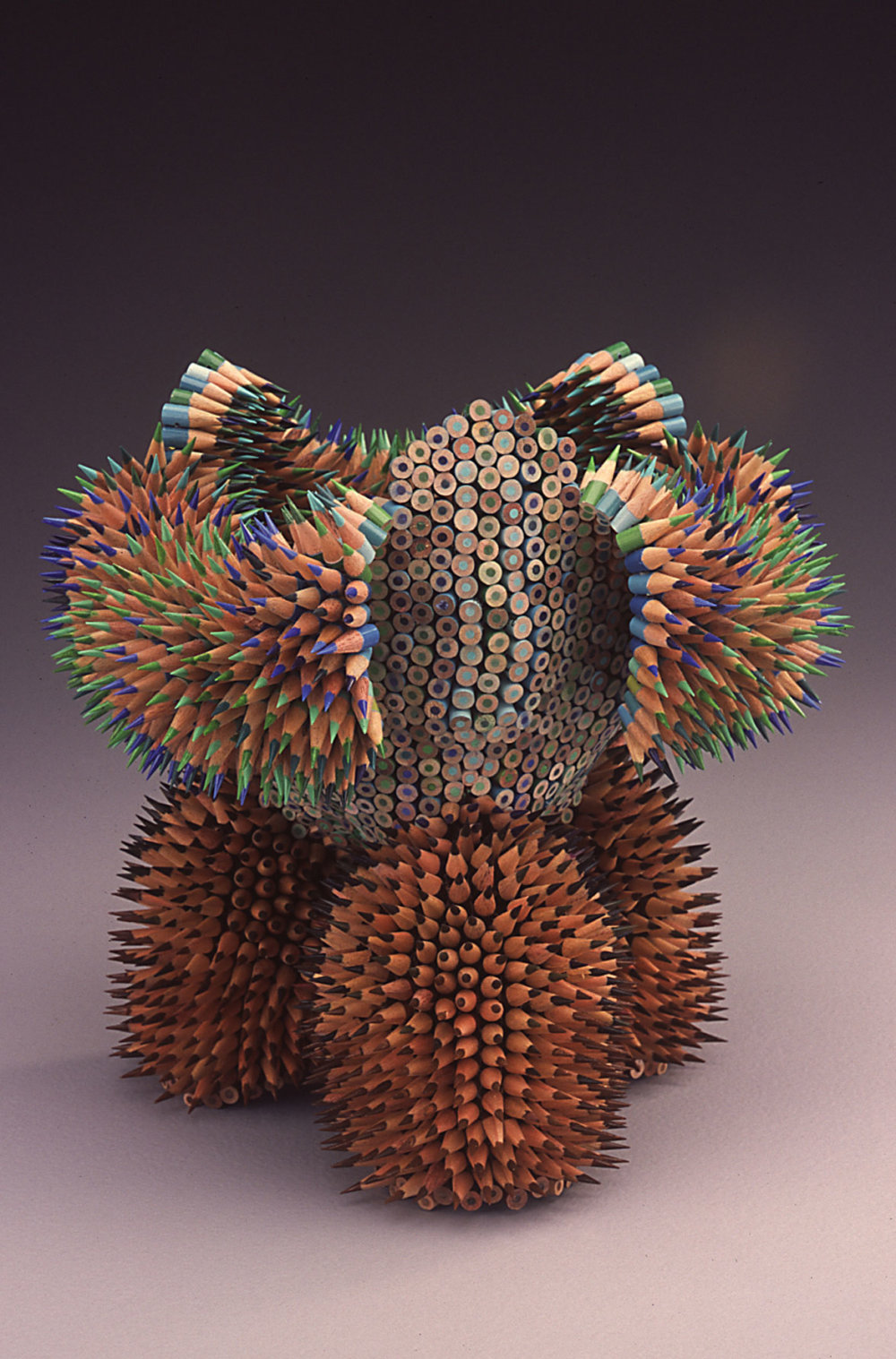 Kinesthetic Sculptures Made Out Of Colored Pencils By Jennifer Maestre 20
